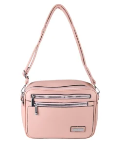 Charro Borsa a tracolla da donna in ecopelle - rosa