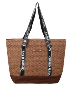 Charro Borsa da mare in paglia