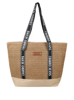 Charro Borsa da mare in paglia