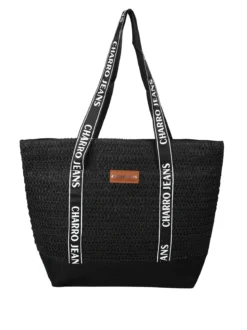 Charro Borsa da mare in paglia