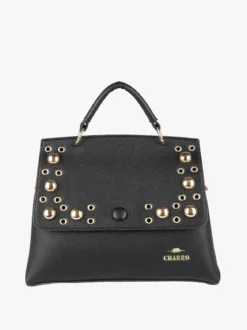 Charro Borsa frame con tracolla e borchie - nero
