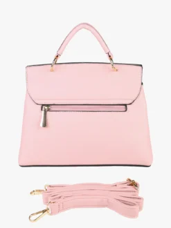 Charro Borsa frame con tracolla e borchie - rosa