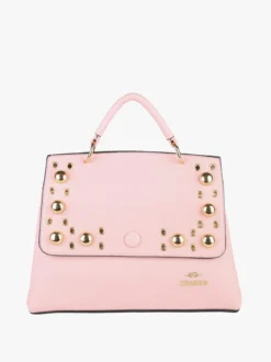 Charro Borsa frame con tracolla e borchie - rosa