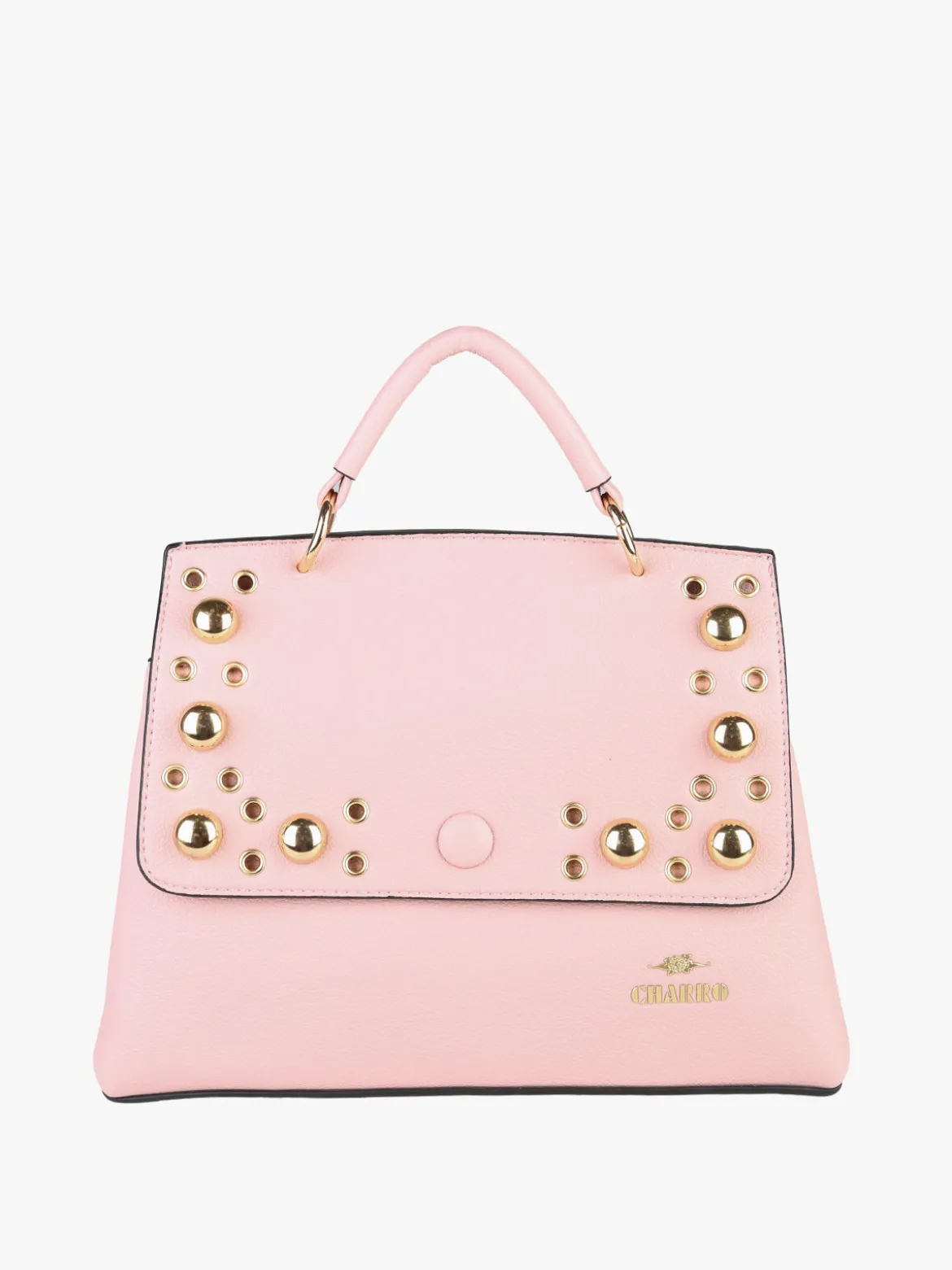 Charro Borsa frame con tracolla e borchie - rosa