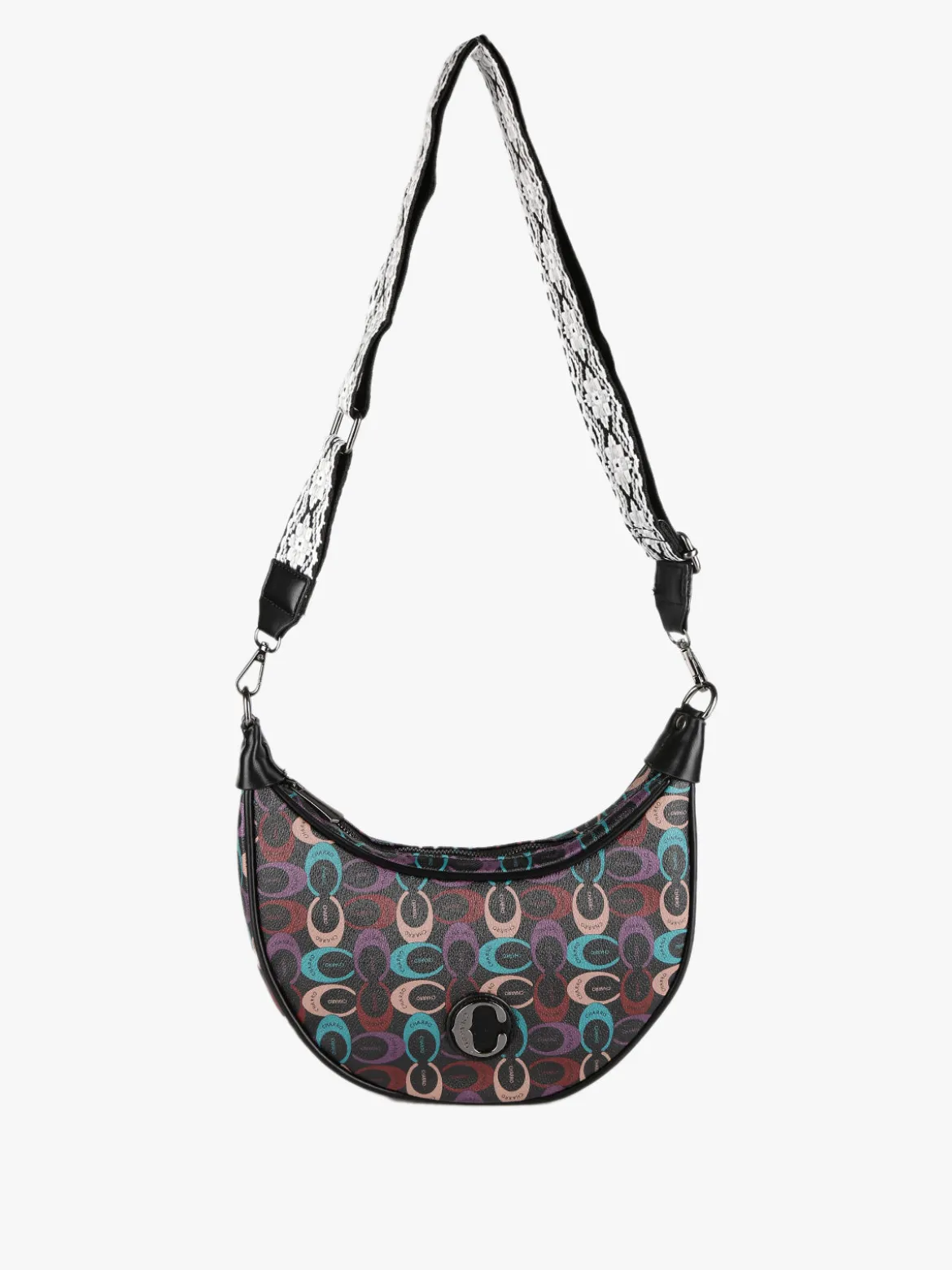 Charro Borsetta hobo a tracolla con stampe