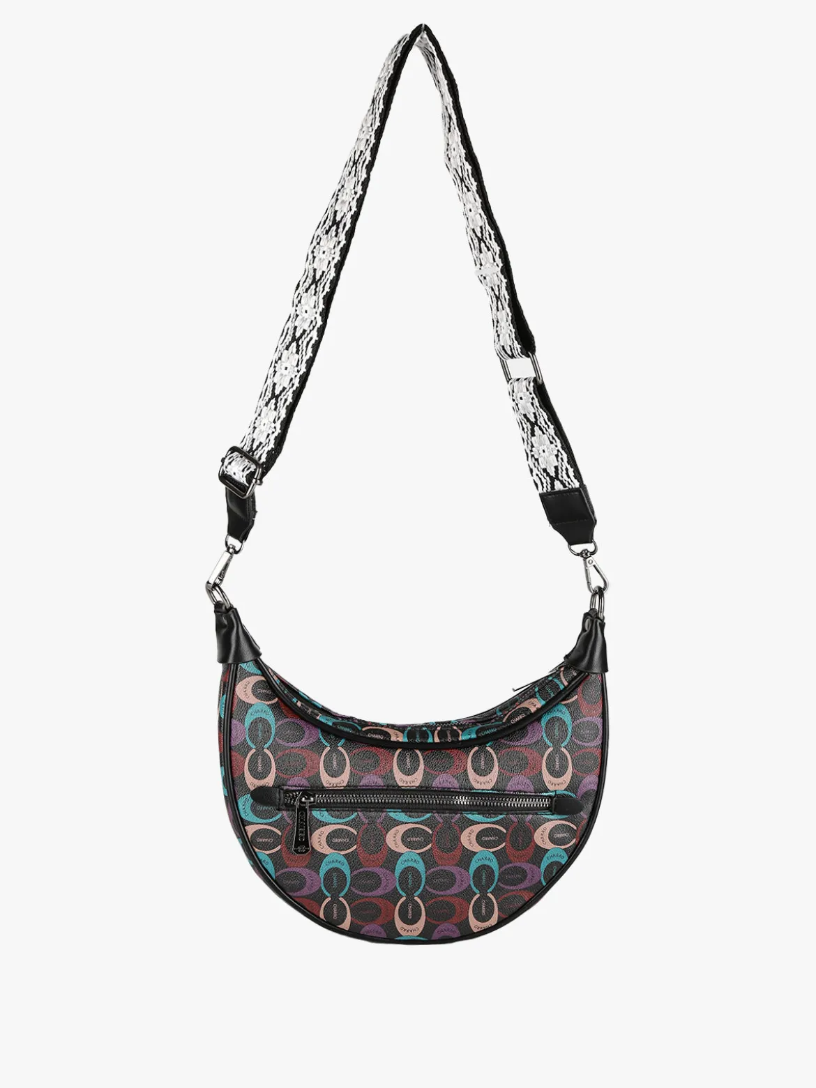 Charro Borsetta hobo a tracolla con stampe