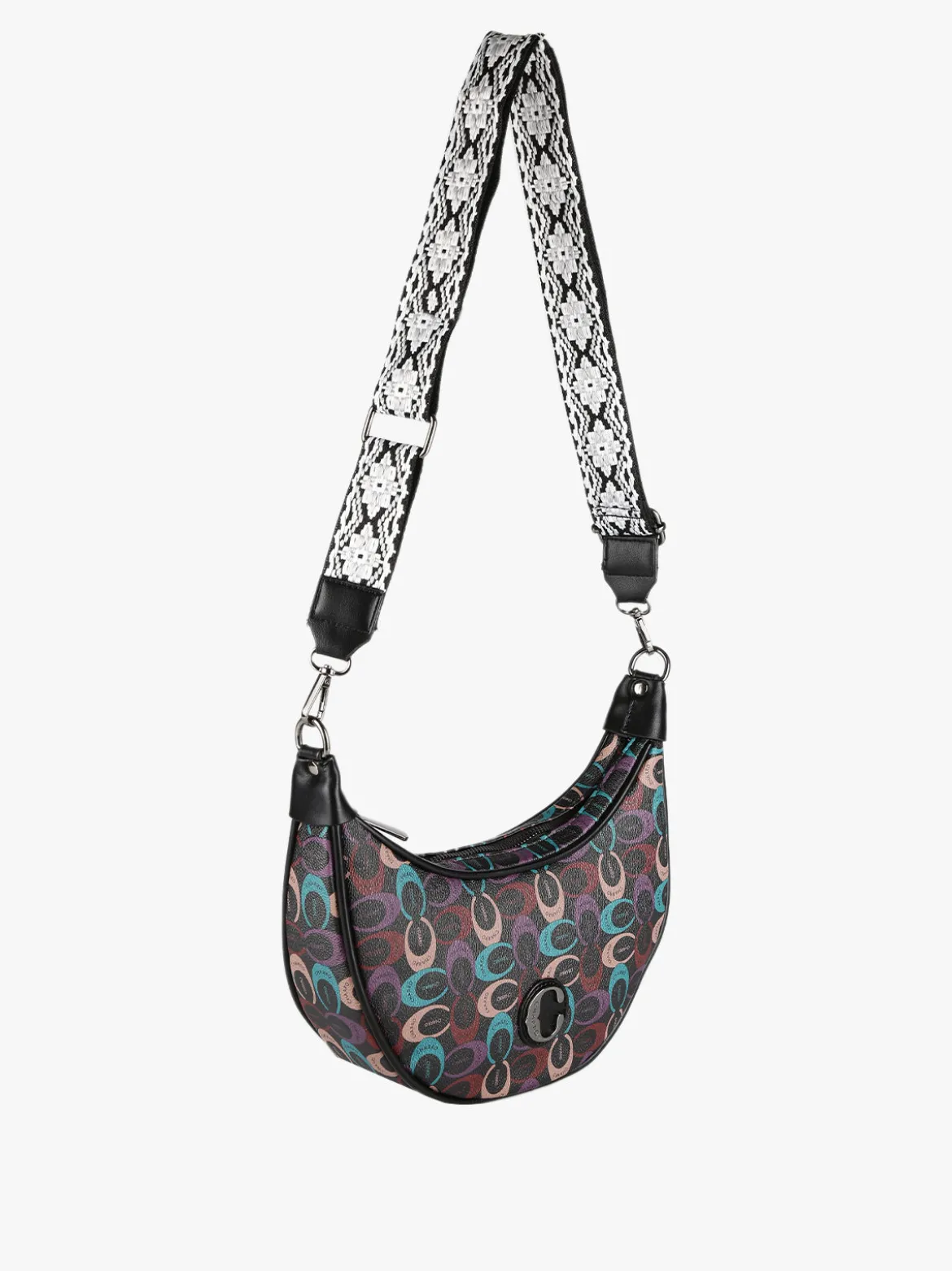 Charro Borsetta hobo a tracolla con stampe