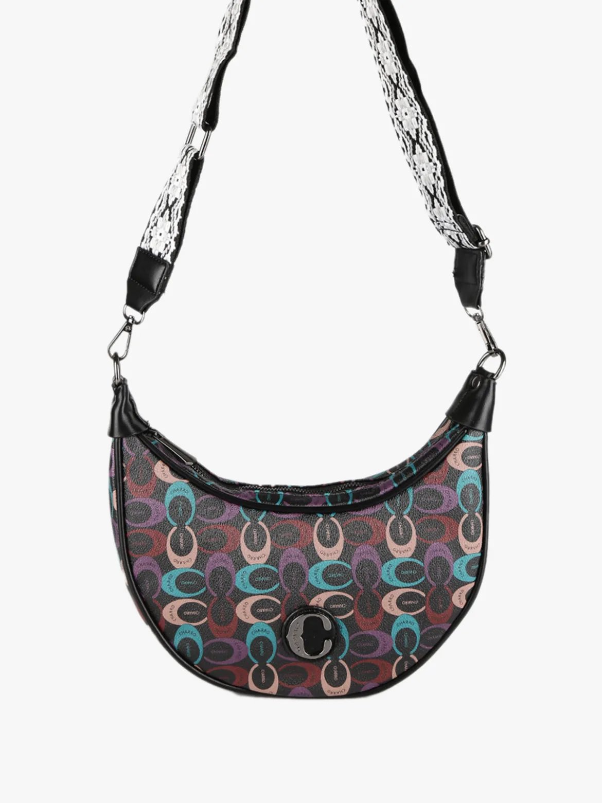 Charro Borsetta hobo a tracolla con stampe