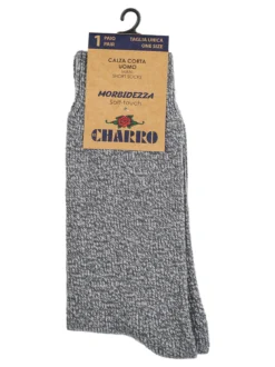 Charro Calze corte morbide da uomo - grigio
