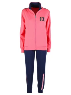 Charro Completo tuta da donna due pezzi in cotone con zip intera