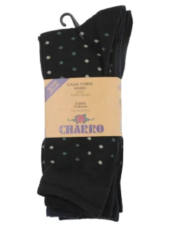 Charro Confezione da 3 paia di calze corte uomo