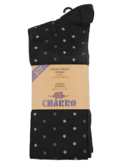 Charro Confezione da 3 paia di calze lunghe uomo