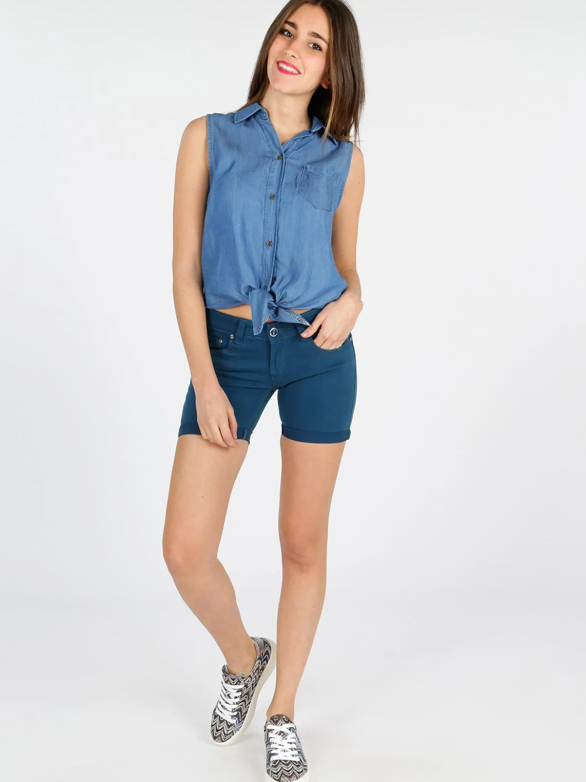 Chris Jeans Shorts con risvolto