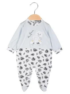 Ciliegina Tutina baby da neonato in cotone con stampe