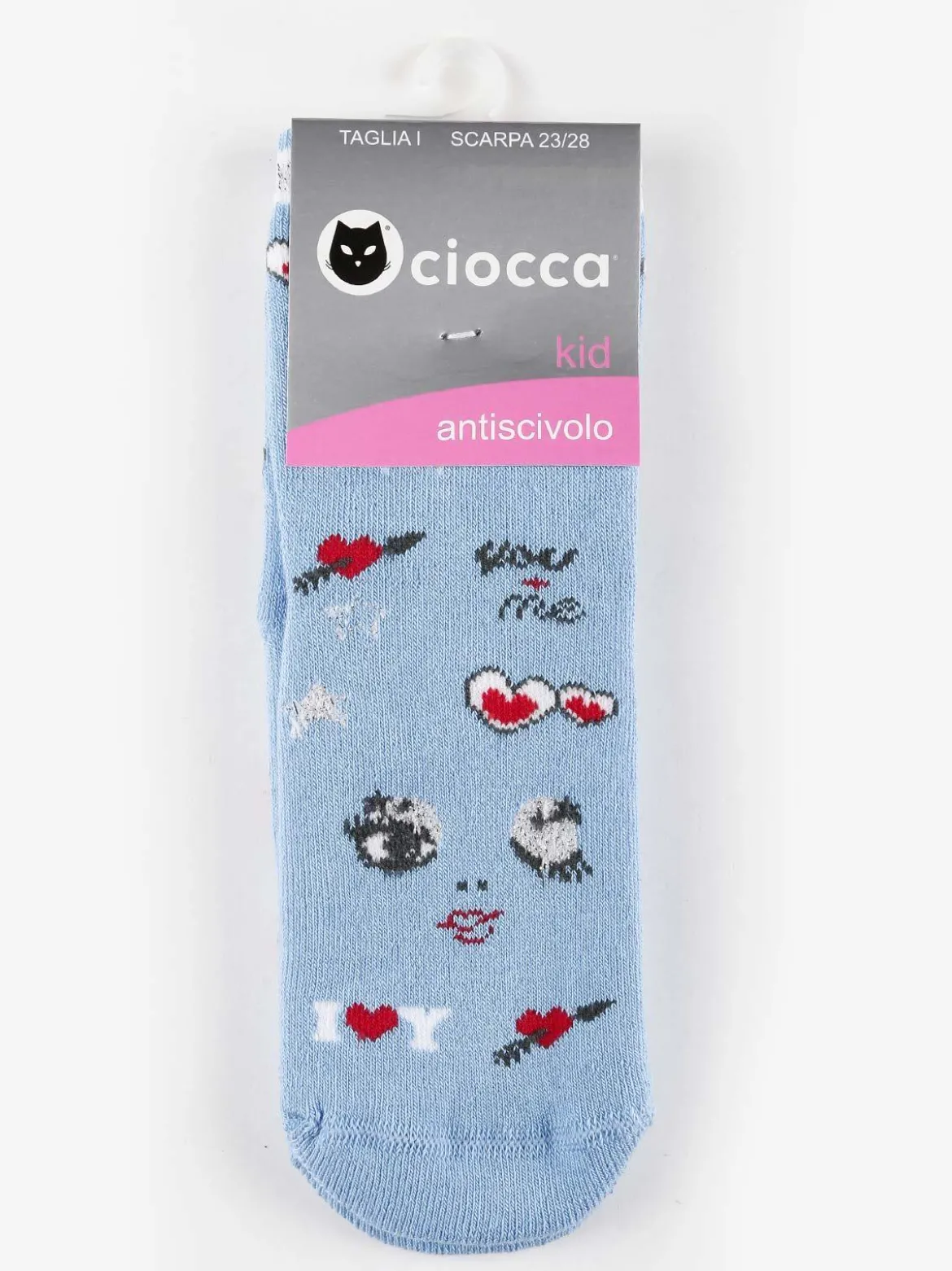 Ciocca Calze antiscivolo da bambina con stampe