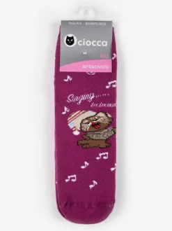Ciocca Calze antiscivolo da bambina con stampe