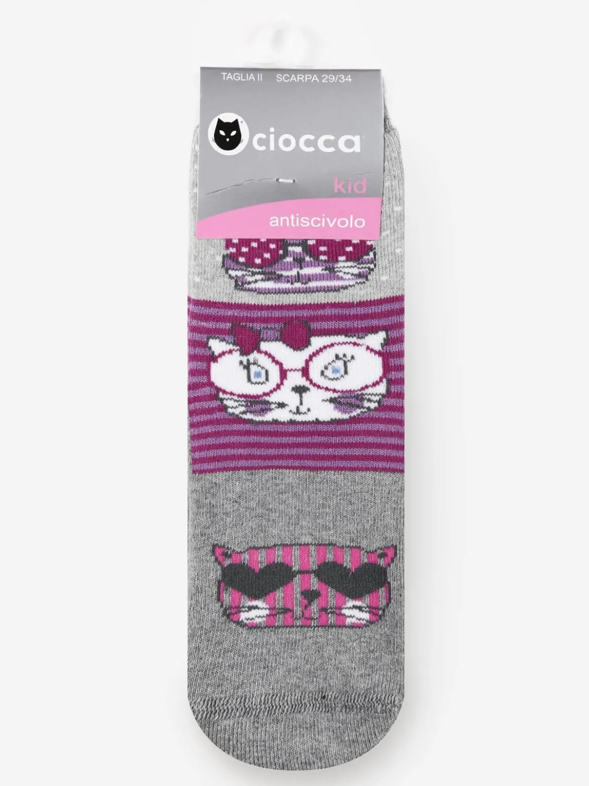 Ciocca Calze antiscivolo gatto da bambina