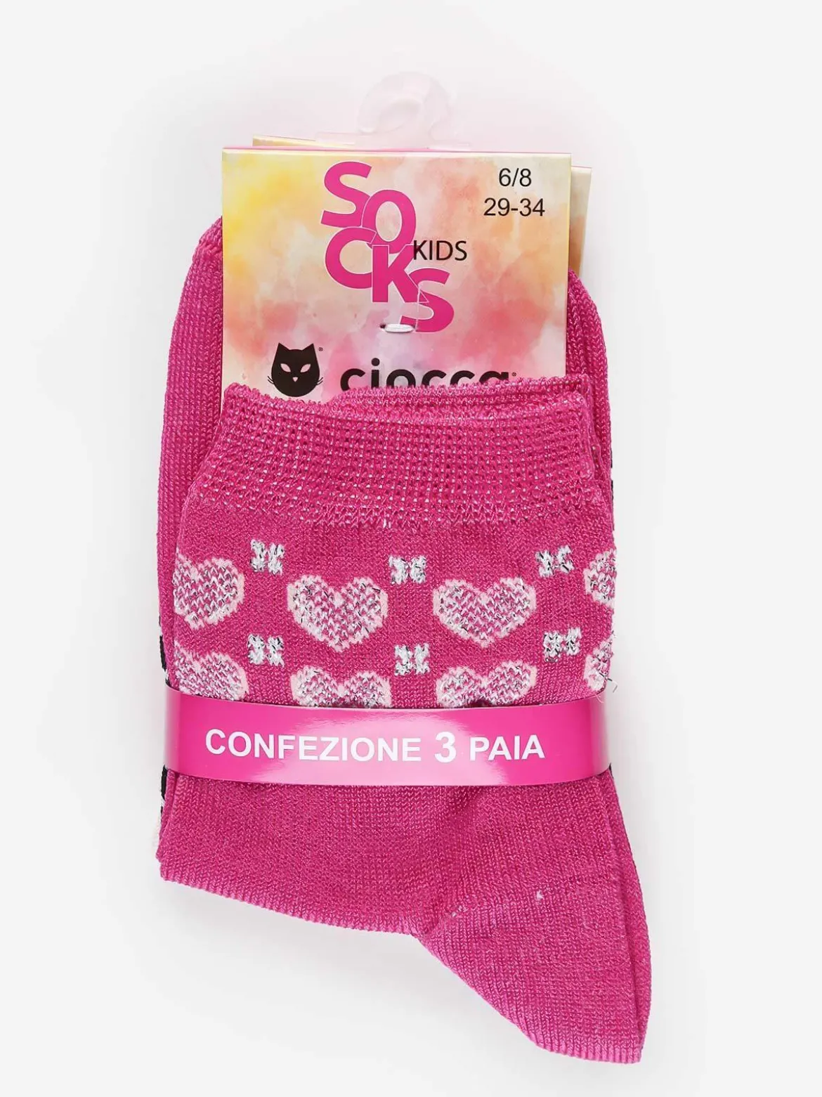 Ciocca Calze bambina confezione 3 paia