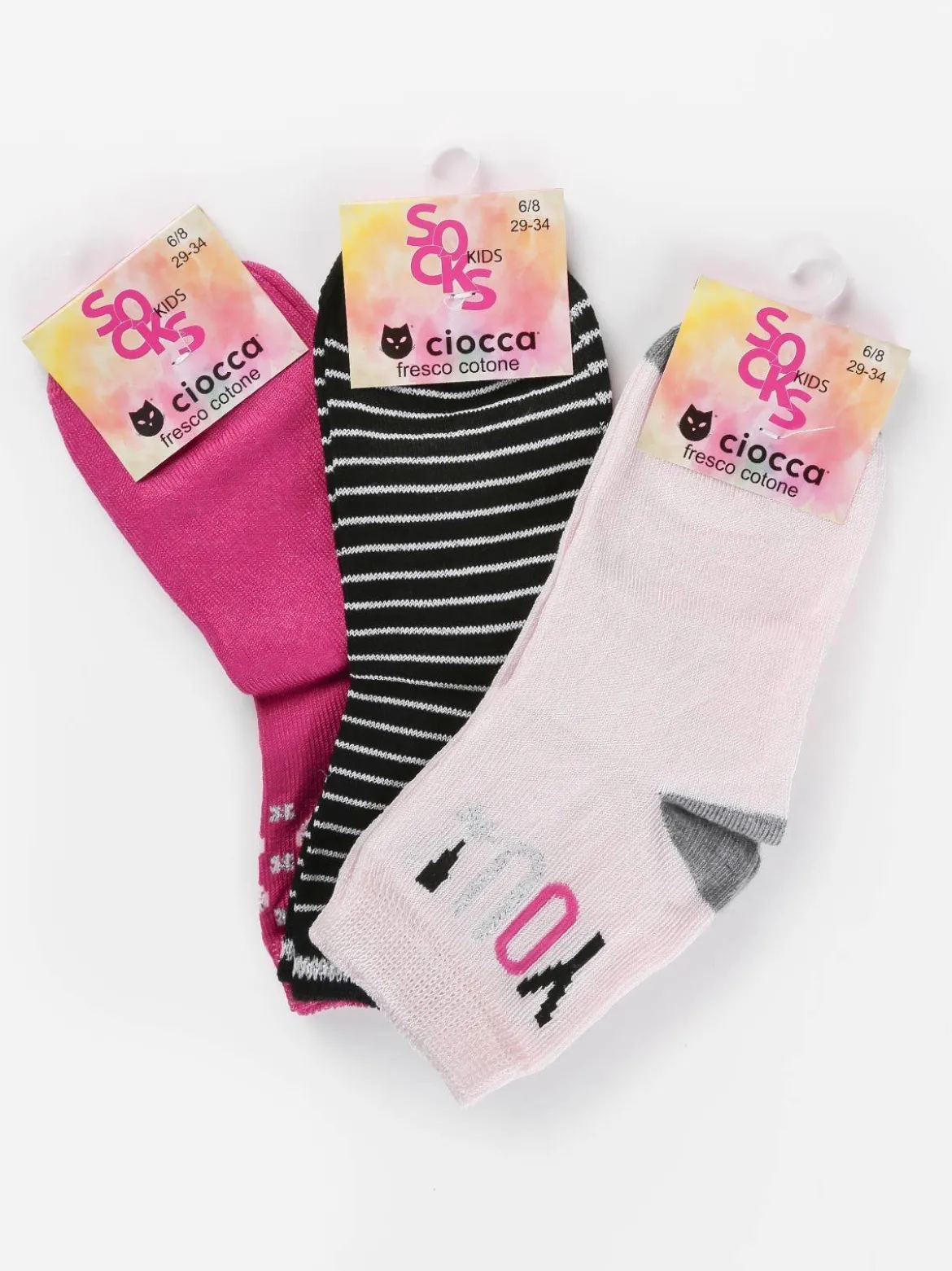 Ciocca Calze bambina confezione 3 paia