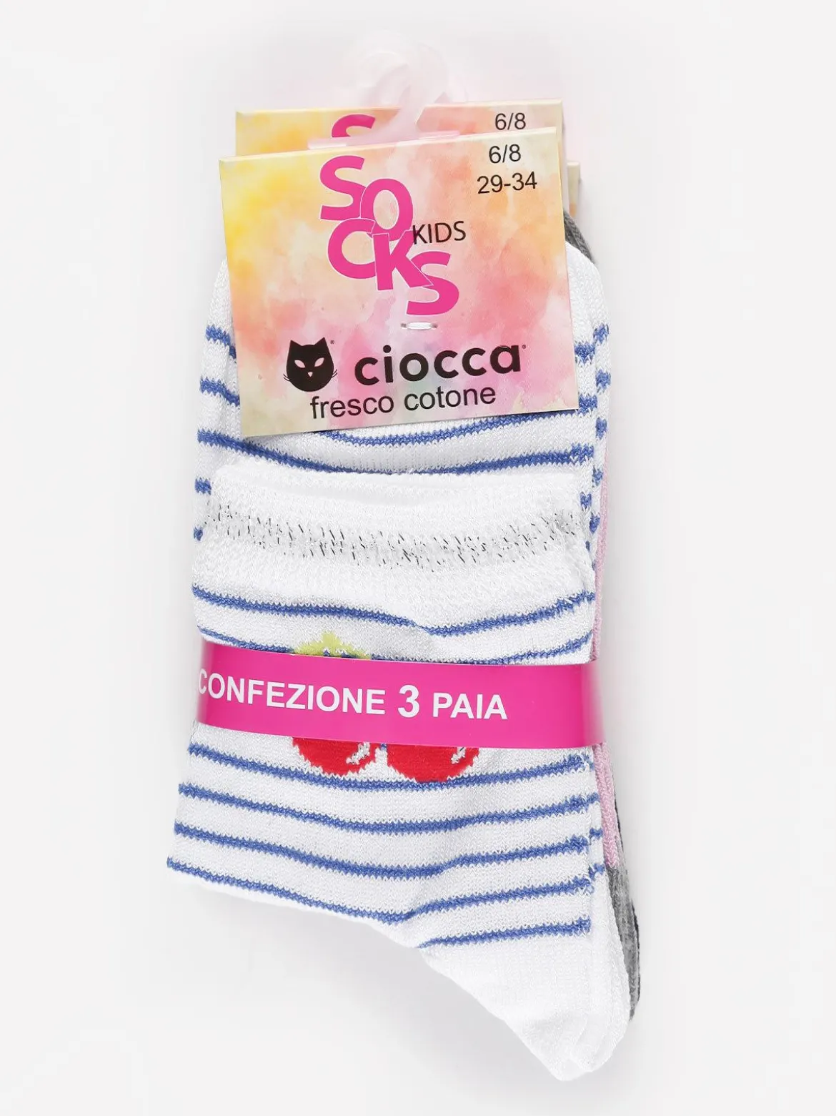 Ciocca Calze bambina confezione 3 paia