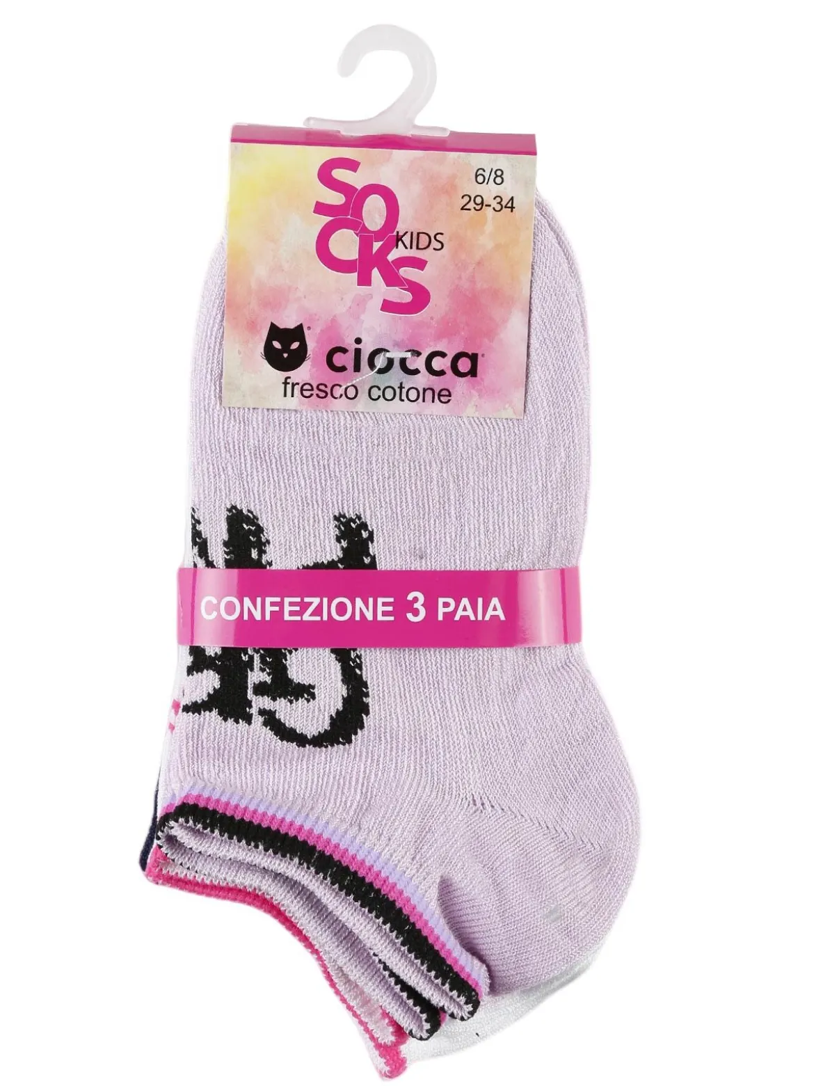 Ciocca Calze corte da bambina Confezione da 3 paia