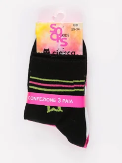 Ciocca Calze corte da bambina in cotone