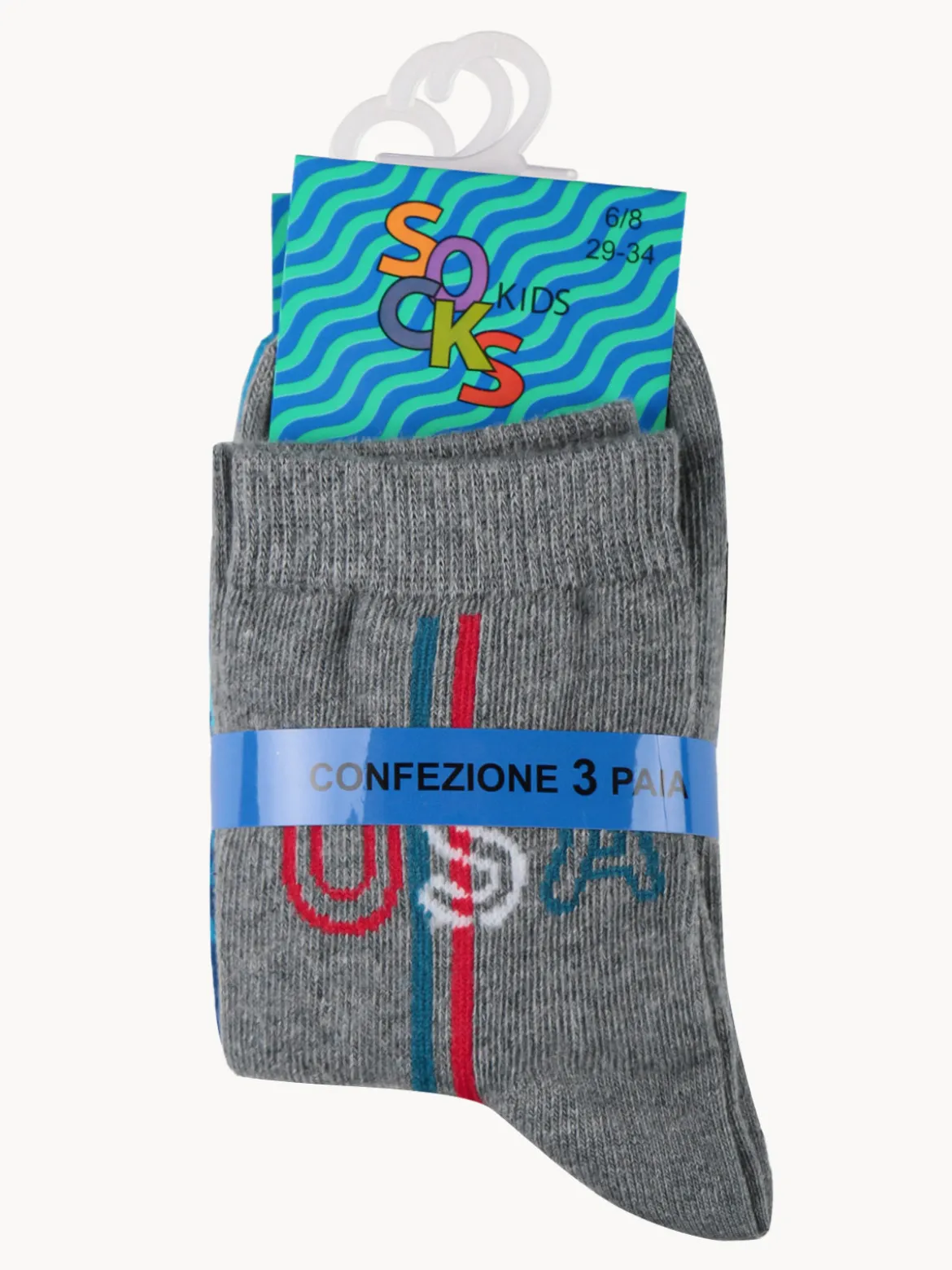 Ciocca Calze corte da bambino. Confezione da 3 paia