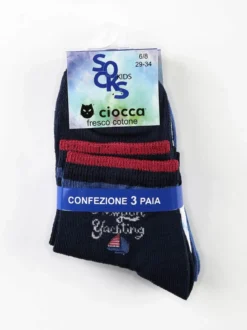 Ciocca Calze corte da bambino Confezione da 3 paia