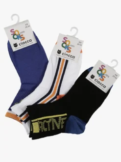 Ciocca Calze corte da bambino 3 paia