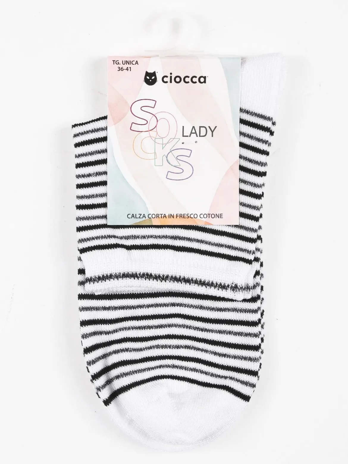 Ciocca Calze corte da donna a righe