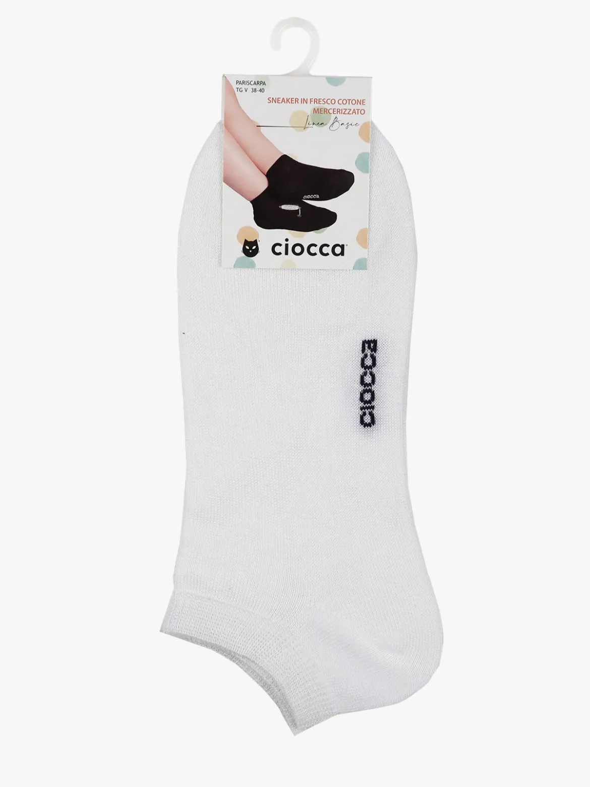 Ciocca Calze corte da ragazza in fresco cotone