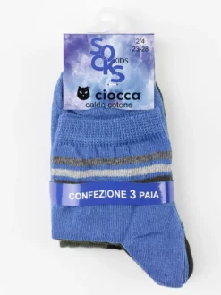 Ciocca Calze da bambino 3 paia in caldo cotone