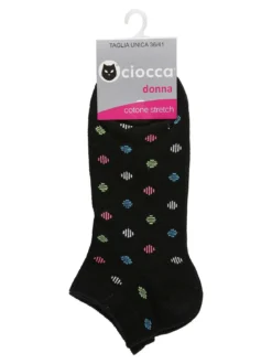 Ciocca Calze donna in cotone stretch con stampe