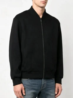 Close-Up Giacca da uomo scamosciata con zip
