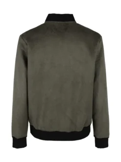 Close-Up Giacca da uomo scamosciata con zip