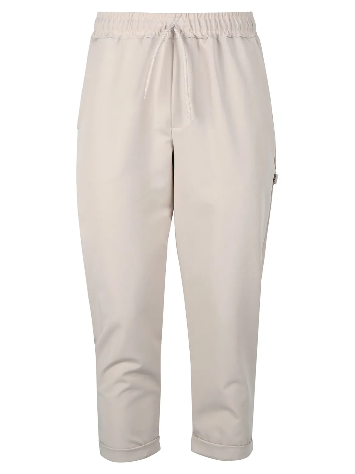 Close-Up Pantaloni casual da uomo con coulisse e risvolto finale