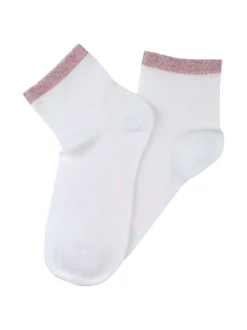 Coconuda Calze corte da bambina con bordo lurex