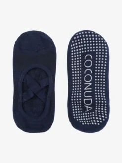 Coconuda Calze fitness antiscivolo da donna - blu scuro