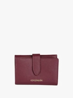 Coconuda Portafoglio in pelle da donna con portamonete removibile