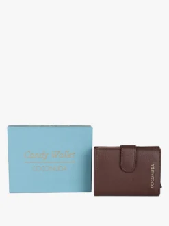 Coconuda Portatessere da donna in pelle con clip