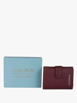 Coconuda Portatessere da donna in pelle con clip