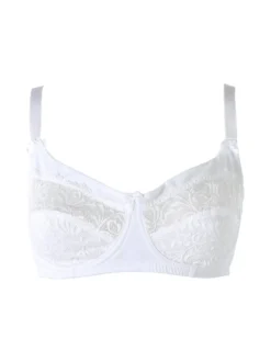Coconuda PRIMULA Reggiseno strutturato con pizzo senza imbottitura e senza ferretto COPPA C - bianco