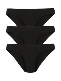 Coconuda Slip donna nero 3 pezzi