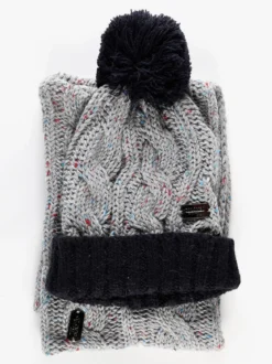Colombo Cappellino con pompon + scaldacollo set 2 pezzi