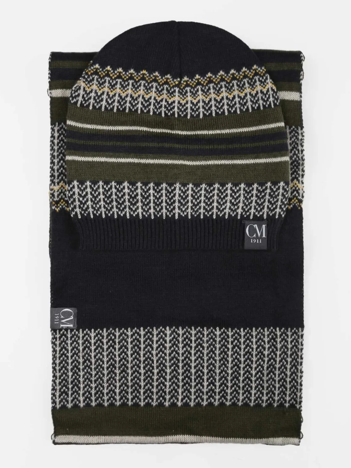 Colombo Set berretto + scaldacollo in maglia