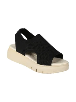 Confosana Sandali donna in tessuto con platform