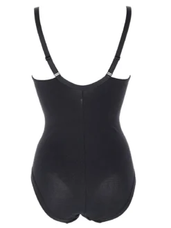 Cotonella CD521C Body donna in pizzo con ferretto coppa C - nero