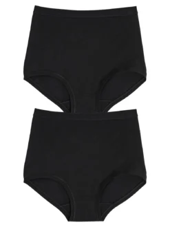 Cotonella Confezione da 2 maxi slip donna in cotone bielastico
