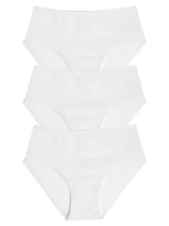 Cotonella Confezione da 3 midi slip in cotone bielastico