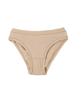 Cotonella Confezione da 3 slip donna in cotone bielastico - sabbia